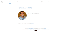 Desktop Screenshot of john-gentile.com