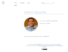 Tablet Screenshot of john-gentile.com